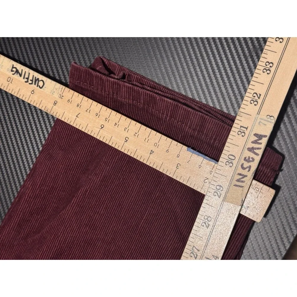 Levi’s 514 Straight Leg Burgundy Maroon Wine Pants Men’s 32x32 Formal Cotton